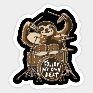 Follow My Own Beat Sticker